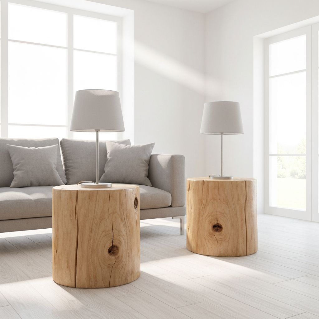 Декоративные пеньки в интерьере